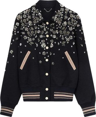 Golden Goose Wool bomberjack - Dames - Bomber jackets - Blauw - S - Wol - Jassen