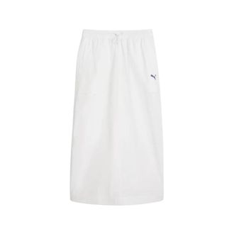Puma Moderne Gele Ritsrok - Dames - Midirokken - Wit - S - Rokken