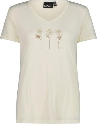 F.lli Campagnolo T-Shirt V-Neck Funktionsshirt f&uuml;r Damen | beige