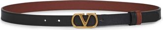 Valentino Garavani Riemen - Dames - Riemen - Zwart - 85 CM - Leer - Accessoires