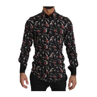 Dolce & Gabbana Heren, Overhemden, Veelkleurig, Maat: 4XL Katoen