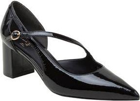 Linea Paolo Biondy Pointed Toe Half dOrsay Pump in Black at Nordstrom Rack, Size 9.5