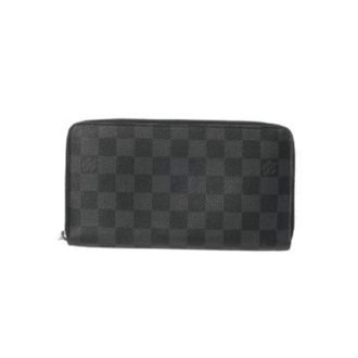 Louis Vuitton Damier Graphite Black Gray Damier Canvas Long Wallet (Bi-Fold) (Pre-Owned)