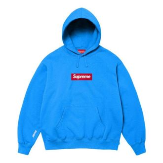 SUPREME FW25 Box Logo Hoodie Blue SUP-FW25-094-BLU