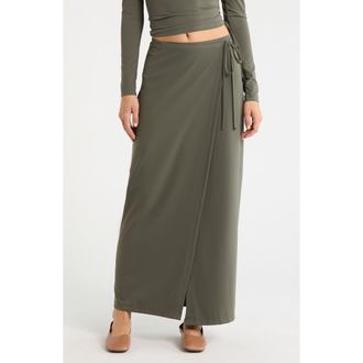 Lord & Taylor Cloud Fit Wrap Skirt in Kambaba at Nordstrom, Size X-Large