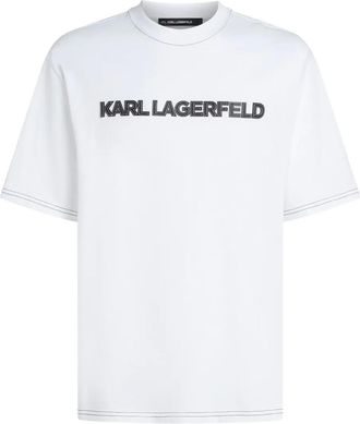 Karl Lagerfeld T-shirt con dettaglio cuciture - Bianco