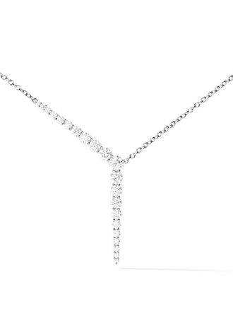 Melissa Kaye 18kt witgouden halsketting - Zilver