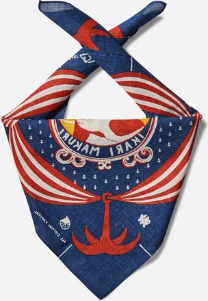 KAPITAL Color Bandana (Ikari Makuri) Navy