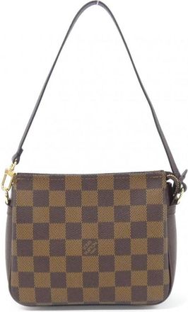 Louis Vuitton Damier Ebene Coated Canvas Pouch (Pre-Owned)