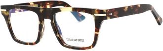 Cutler and Gross CG1357S 001 Black on Crystal/Clear UV Protection
