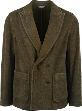 Circolo 1901 Jassen, Heren, Groen, L, Wol, Blazer Doppiopetto