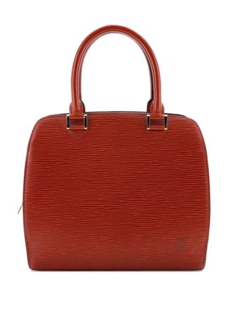 Louis Vuitton Pont Neuf Handbag Epi Leather PM satchel - Marrone