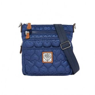 Brighton Womens Kallista Messenger Bag In Navy / Brown