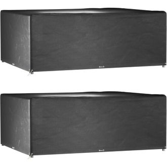 vidaXL Copri Mobili Giardino 2pz 16 Occhielli 278x204x105 Rettangolare - Vidaxl