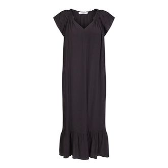 Co'Couture Vestido Sunrise Negro con Volantes - Dresses - Mujer - Negro - XL