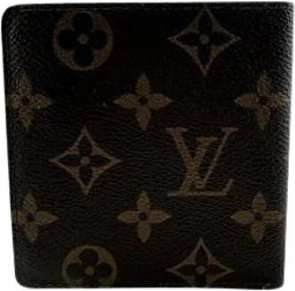 Louis Vuitton Pre-owned Vintage Monogram Portemonnee - Heren - Vintage Accessoires - Bruin - ONE Size - Vintage