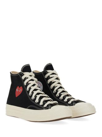 Converse Logo Cotton Sneaker - Black