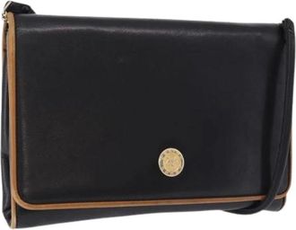 Celine Pre-owned Vintage Schoudertas - Dames - Vintage Schoudertas - Zwart - ONE Size - Leer - Vintage
