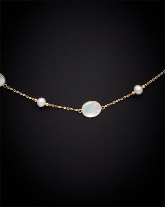 Italian Gold, Inc 18K Italian Gold Pearl Necklace