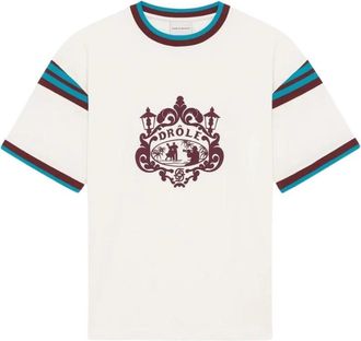 Dr&ocirc;le de Monsieur T-Shirt Danseurs - Heren - T-shirts - Wit - L - Tops