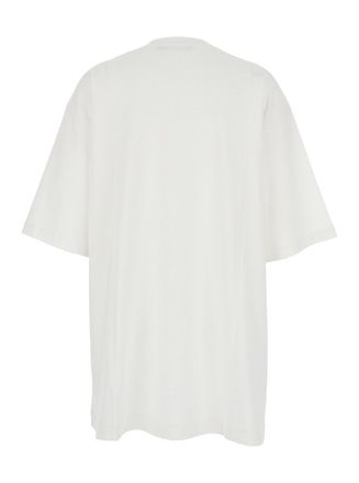 Dolce & Gabbana Womens White Cotton Crew Neck T-Shirt With Print T-Shirts & Jerseys