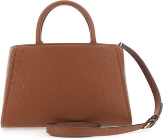 Elisabetta Franchi Womens Handbag Brown Eco Leather Handbags Hand Bags