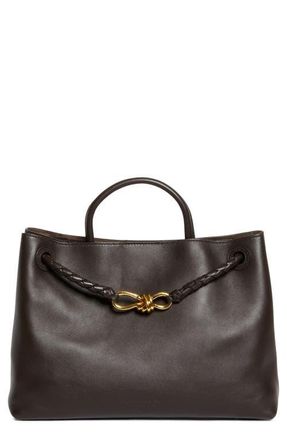 Bottega Veneta Medium Andiamo Leather Shoulder Bag in 2190 Fondant-M Brass at Nordstrom