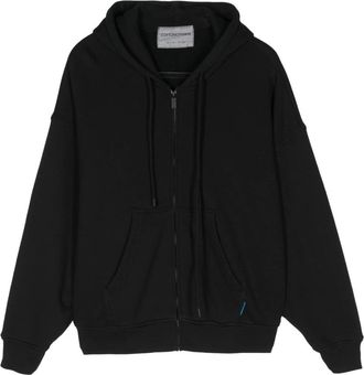 Cotton Citizen Zwarte Zip Hoodie - Dames - Vesten met rits - Zwart - XS - Katoen - Hoodies & sweatvesten