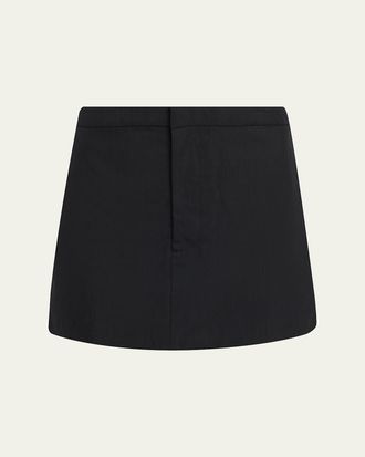 Still Here Kelly Nylon Mini Skirt
