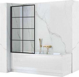 Rea Rea - Mampara De Ba&ntilde;era Lagos-1 Fix Negro 70