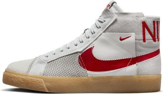 Nike SB Zoom Blazer Mid Deconstructed White University Red Gum FD5113-100