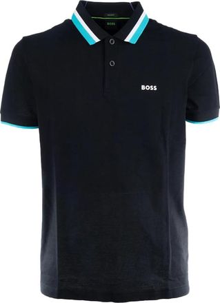 HUGO BOSS Hombre, Camisetas, Negro, Talla: S