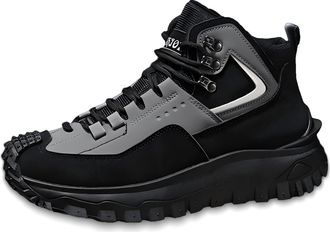 Generic Cushygait Boots Men, Men Outdoor Hiking Boots Waterproof, Anti-Slip and Puncture-Resistant, Arch Support Orthopedics for Mens (Gray,46)