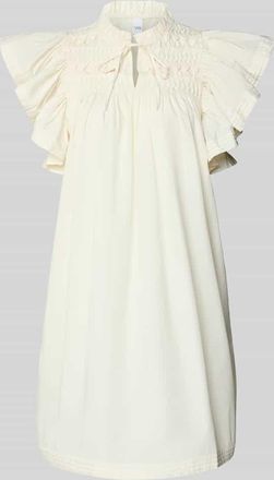Vero Moda Minikleid mit Schmetterlings&auml;rmeln Modell LURA in Offwhite, Gr&ouml;&szlig;e 40