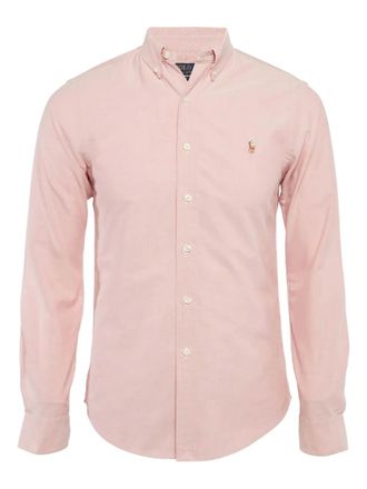 Ralph Lauren Katoenen overhemd met borduurwerk - Roze