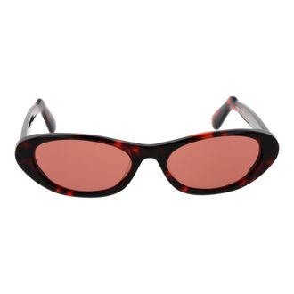GCDS GC-1066157 Tortoiseshell Oval Sunglasses - Black