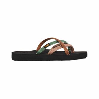 Teva Womens W Olowahu Sandal, Mixed B Maple Sugar Multi, UK 9