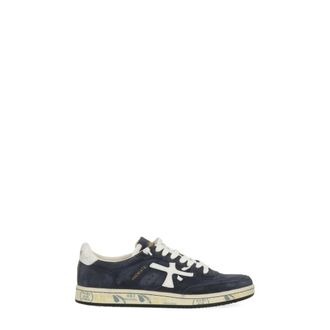 Premiata Istrice Sneakers - Heren - Schoenen - Blauw - Maat: 40 EU Leer