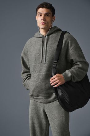 Alo | Triumph Restore Hoodie in Grey Triblend, Size: Medium