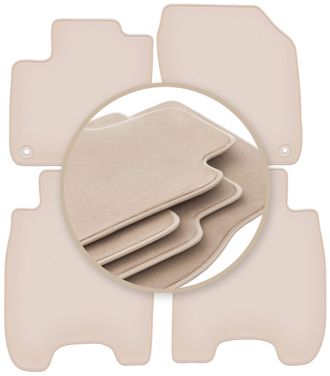 OEM Alfombrillas Premium Beige Para: Honda Civic Ix Hatchback 2012