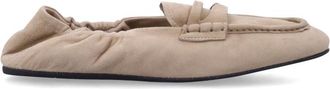 Miu Miu Beige Solid Loafers