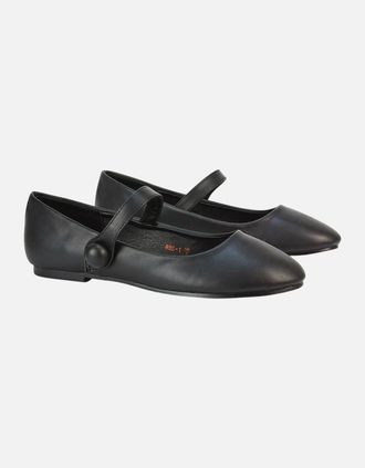 XY London Womens XY London Womens/Ladies Joanna Closed Toe Flat Mary Janes - Black - Size: 7
