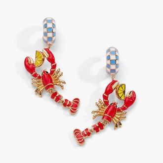 Alex and Ani Lobster Boil Statement Earring in Gold at Nordstrom