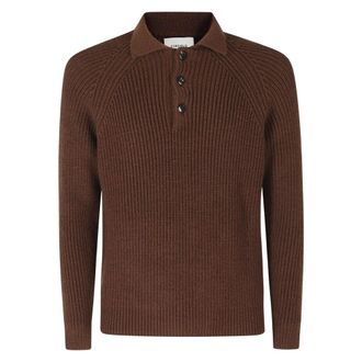 Circolo 1901 Polo de Lana Merino Fina - Tops - Hombre - Marr&oacute;n - XL