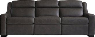 Bernhardt Germain Leather Power Motion Sofa