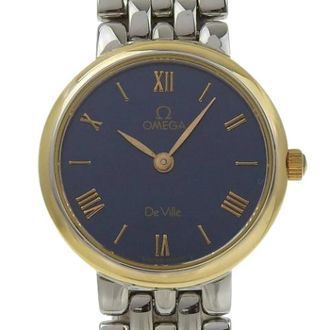Omega Pre-owned Vintage Polshorloge - Dames - Vintage Horloges - Blauw - ONE Size - Vintage