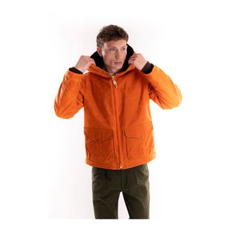 Manifattura Ceccarelli Jassen, Heren, Oranje, L, Katoen, Blazer Coat