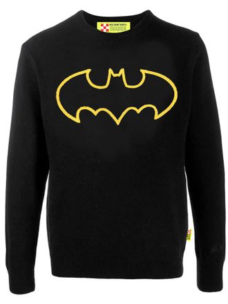 MC2 Saint Barth Crewneck Sweater Heron Woth Batman Shape Embroidery Warner Bros. Special Edition
