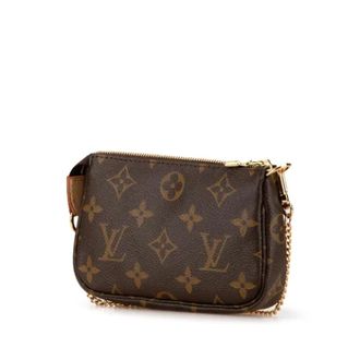 Louis Vuitton Pre-owned Mini Bags, female, Brown, Size: ONE SIZE Pre-owned Canvas Mini Bag