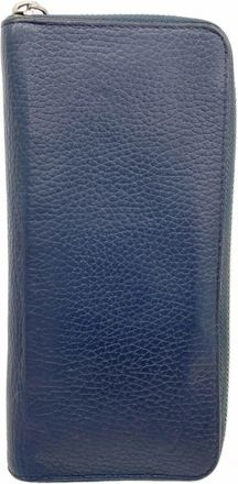 Louis Vuitton Navy Blue Long Wallet (Bi-Fold) (Pre-Owned)